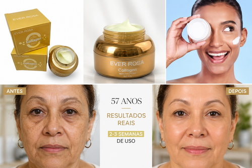 Ever Rosa Collagen Cream — Creme Facial Antirrugas Rejuvenescedor
