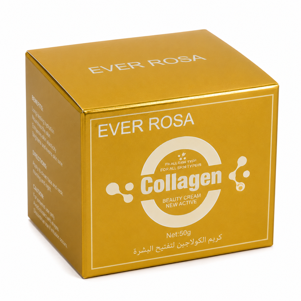 Ever Rosa Collagen Cream — Creme Facial Antirrugas Rejuvenescedor