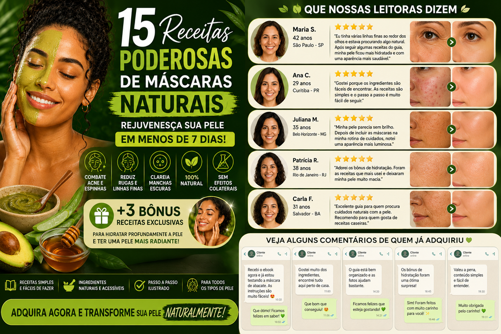 Recupere a Beleza Natural da Sua Pele em Menos de 7 Dias!