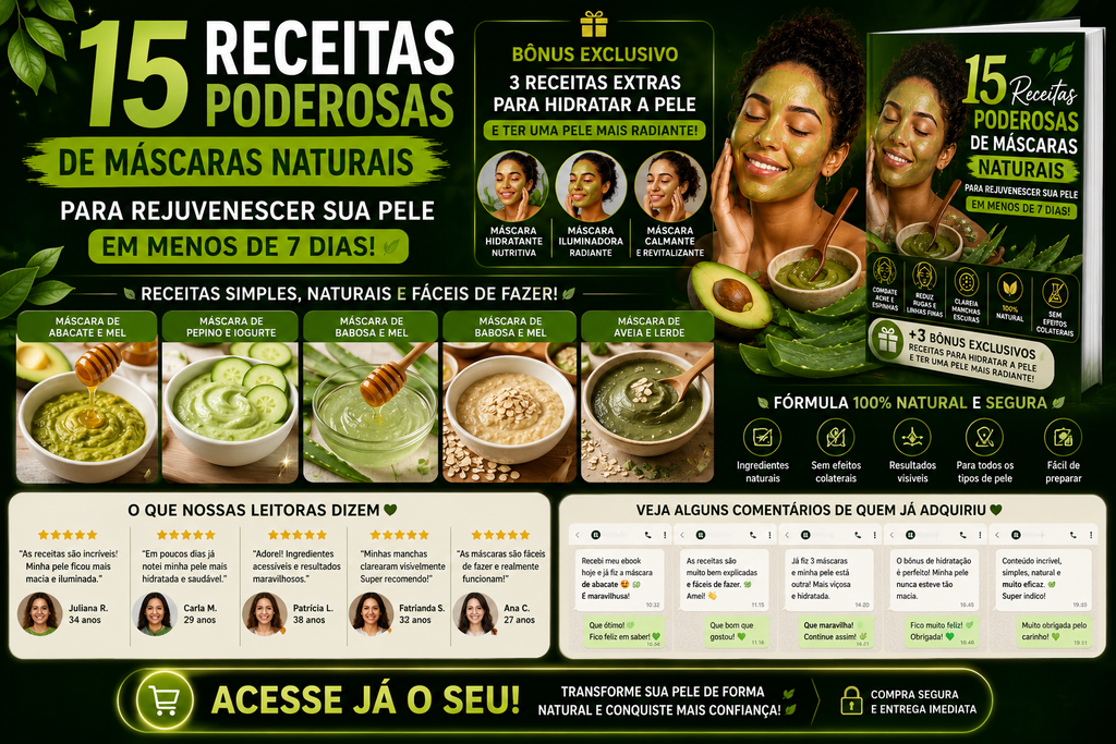 Recupere a Beleza Natural da Sua Pele em Menos de 7 Dias!