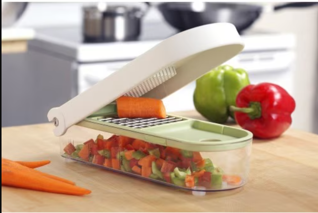 Cortador Multifuncional de Legumes — Praticidade e Rapidez na Sua Cozinha